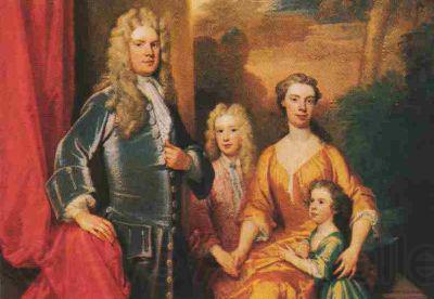 Sir Godfrey Kneller James Brydges (later 1st Duke of Chandos) and his family